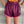 Girls Game Shorts - Maroon